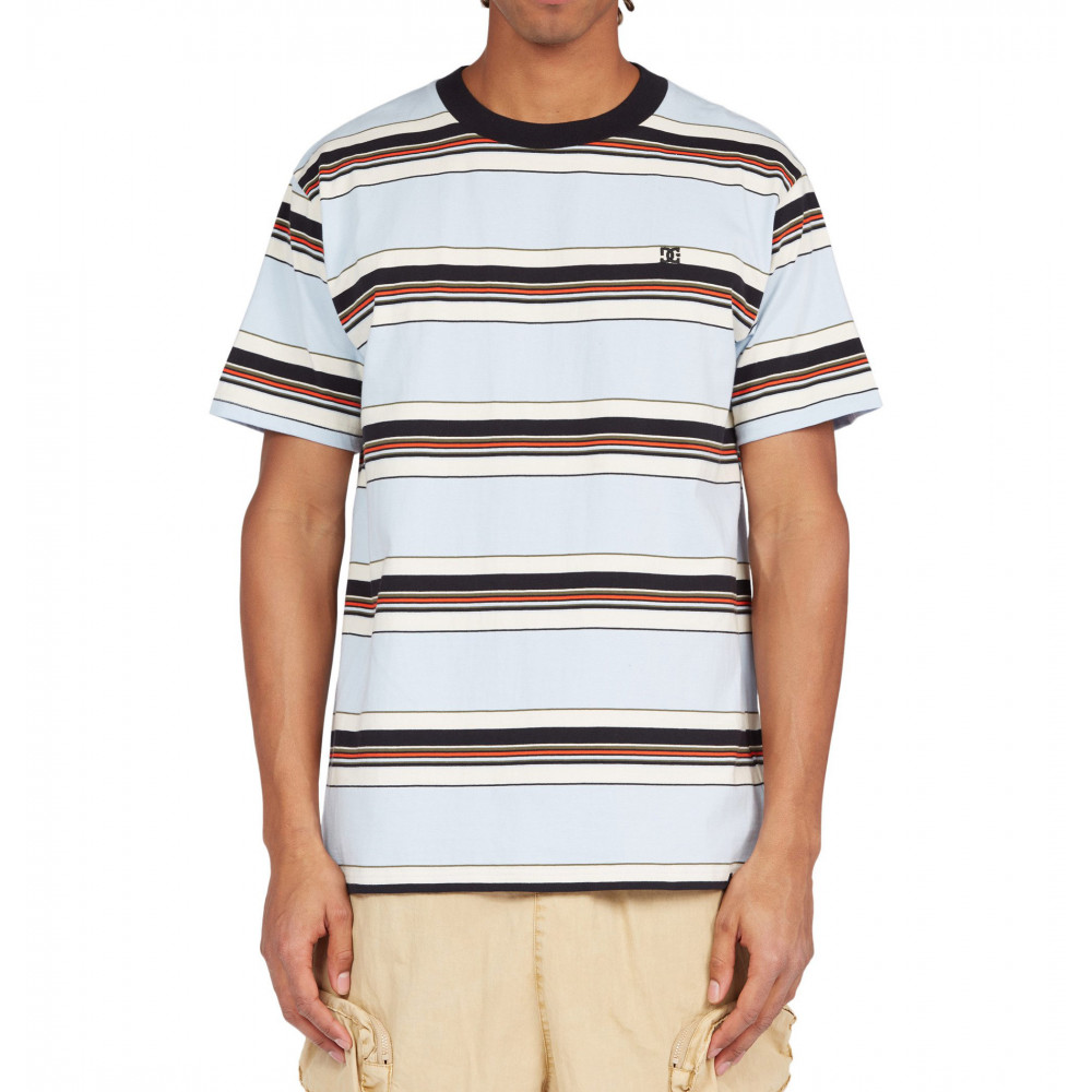 Men BULLY STRIPE TEE Knit Top ADYKT03177 DC Shoes